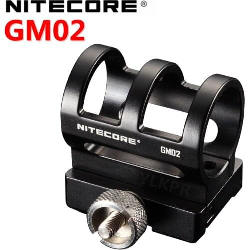 Nitecore GM02 Tactical Flashlight Gun Mount Suitable for Precise Series/ Chameleon Series/ SRT7/ SRT6/ MT25/ MT26/ MH25