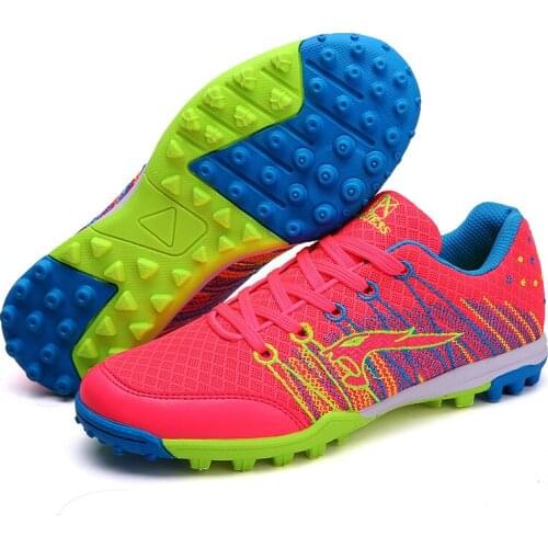 Tf Soccer Shoes Men Indoor Cleats Football Sneakers Women Trainers Kids Athletic Shoes Wearable Futsal Training Shoes Boys Girls