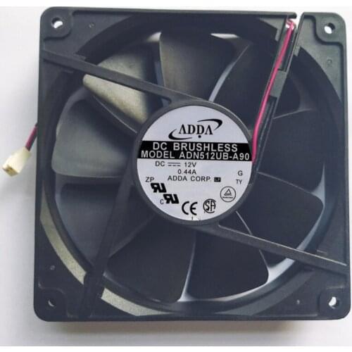 For ADDA ADN512UB-A90 DC 12V 0.44A 13525 13.5cm dual ball bearing chassis cooling fan