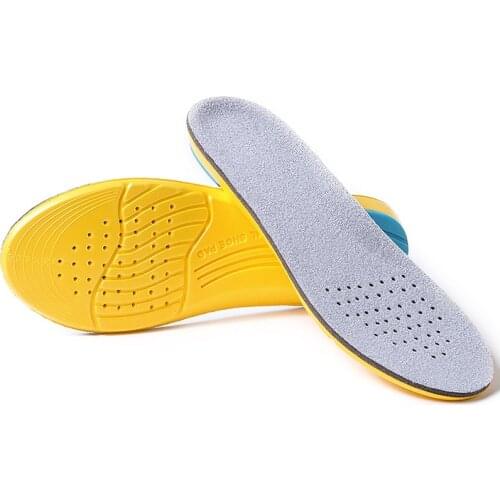 1Pair Sport Memory Foam Mezzanine Insole Sweat Absorption Pads Running Sport Shoe Inserts Breathable Insoles