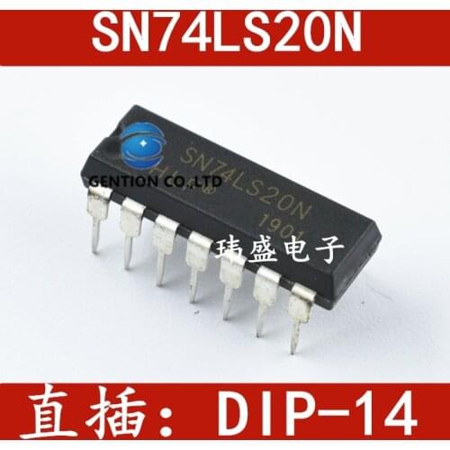 10PCS HD74LS20P SN74LS20N 74LS20 DIP-14 logic chip in stock 100% new and original