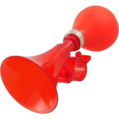 22mm Dia Handlebar Bike Bicycle Plastic Air Horn Trumpet Red