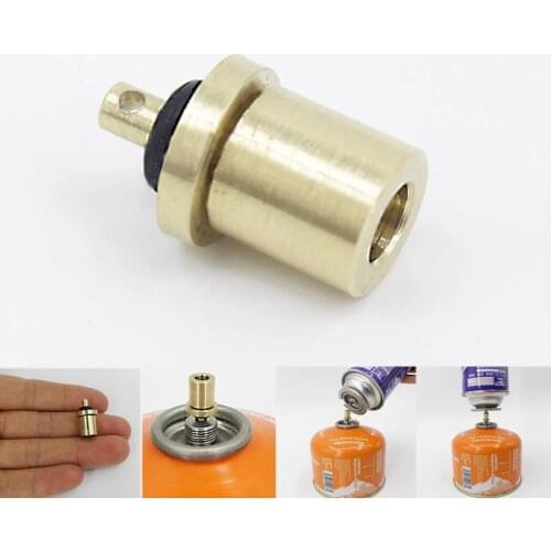 Gas Refill Adapter Outdoor Camping Stove Gas Cylinder Gas Tank Gas Burner Accessories Hiking Inflate Butane Canister
