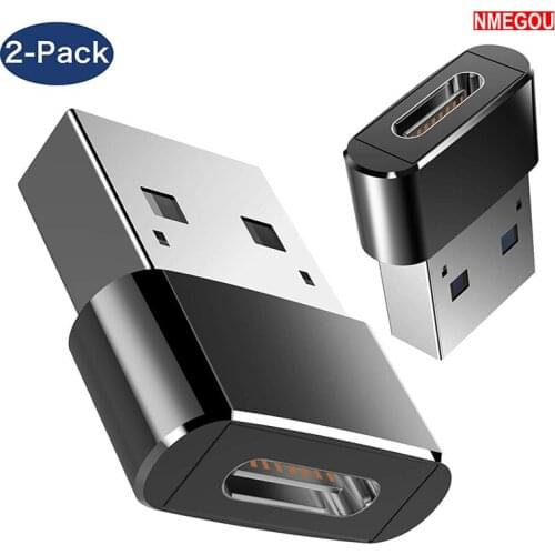 2PCS USB C Female To USB Male Otg Adapter Charging Converter Cable for Macbook Samsung Huawei Type C Usbc To Usb 3.0 Charger Cab