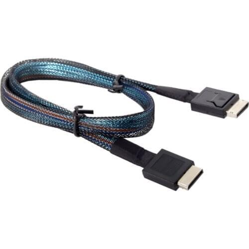 CY 50cm OCuLink PCIe PCI-Express SFF-8611 4i to OCuLink SFF-8611 SSD Data Active Cable