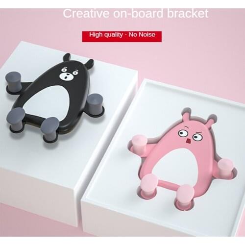Car Mobile Phone Stand 2021 New Creative Cartoon Car Multi-function Navigation Exit Gravity Q3 Mobile Phone Stand