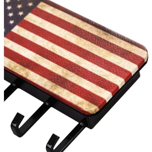 Mail Holder No Punching Decoation For Wall Hooks Trendy Easy To Insall Wooden Large Cartoon Carbonized Black High Quality Hanger