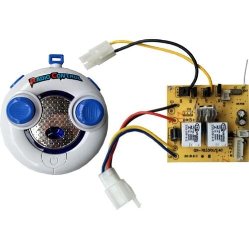 QXTLX childrens electric car 2.4G Bluetooth remote control launch handle receiving control circuit board