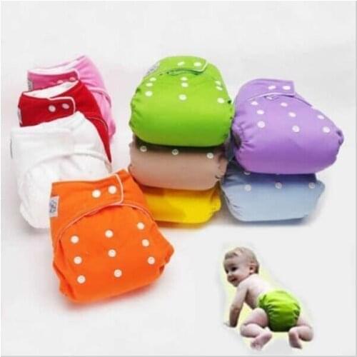 FOCUSNORM 1Pc Adjustable Reusable Lot Baby Kids Boys Girls Washable Cloth Diaper Nappies