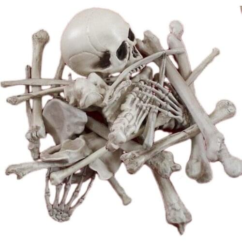 Halloween Ornament, Artificial Scattered Bones Decorative Artware Festival Decorations for Home Haunted House