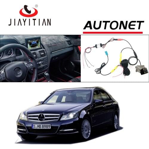 JIAYITIAN For Mercedes Benz C Class W204 2007~2014 Original Audio video system Upgrade Rearview Rear View Camera CCD
