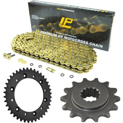 520 Chain Motorcycle Chain Front & Rear Sprocket Kit for Honda CB250 Hornet 1996-2007 VTR250 1998-2017 VTZ250 1988-1989 VT250