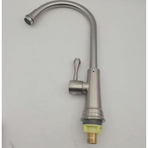 G1/2" Kitchen High-quality Faucet Zinc Alloy Brushed Single Cold Kitchen Swivel Faucet Single Cold Faucet