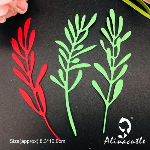 Die Cut Metal Cutting Die 3PC Leaf Leaves Floral DIY Scrapbook Paper Craft Handmade Card Punch Art Cutter Die Cut Alinacutle