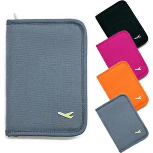 Fashion Card Package Practical and Convenient Travel Wallet Passport Holder Organiser Pouch for Cards Documents Money ID Card
