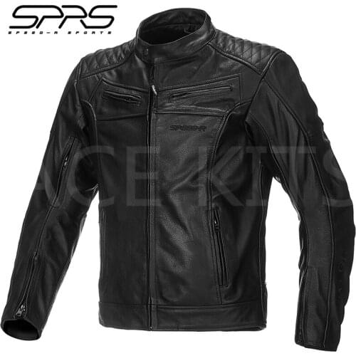 Motorcycle mens leather clothing motorcycle wear leather jacket racing wear black motorcycle wear American vintage Store No.51