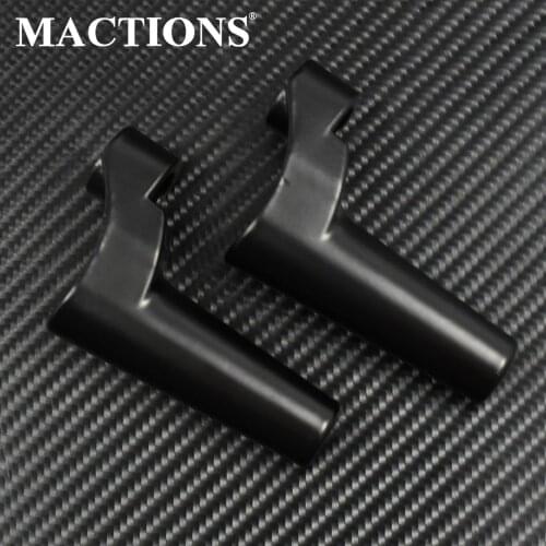 Motorcycles Black Front Turn Signal Light Relocation Kit Aluminum For Harley Dyna Sportster 1200 883 XL Roadster Low Rider