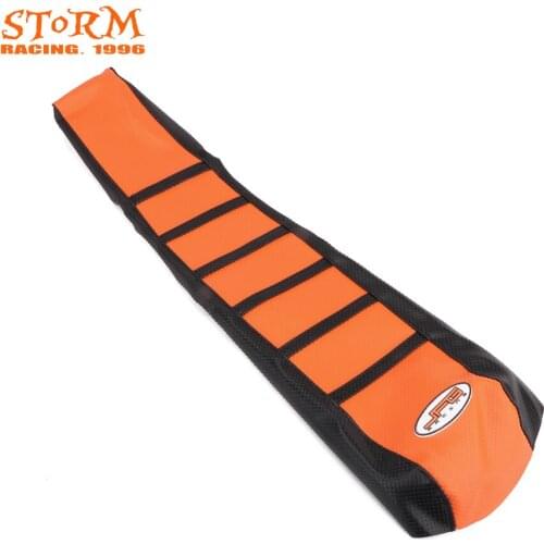 Soft Striped Rubber Seat Cover For KTM EXC65 EXC85 EXC125 EXC250 EXC350 EXC450 EXC 50 65 85 125 150 200 250 350 450 505 03-07