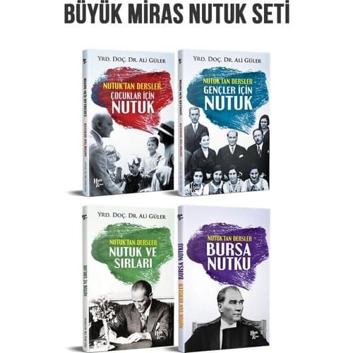Folk Bookstore Big Heritage Oration Book Set-4 Book Turkish