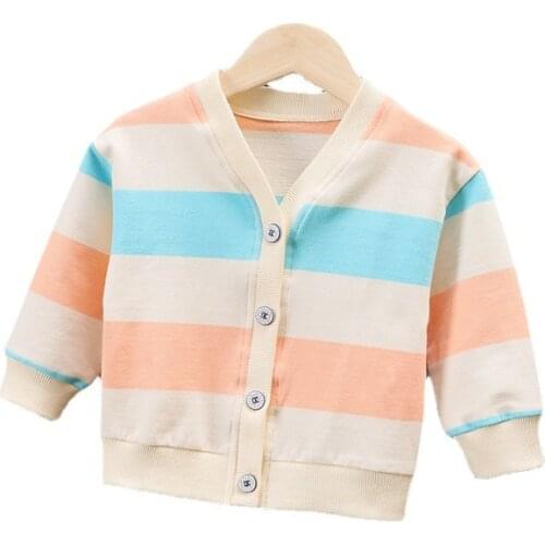 New Spring Autumn Fashion Baby Boys Clothes Children Striped Jacket Toddler Casual Costume Kids Coat Clothing Infant Sportswear