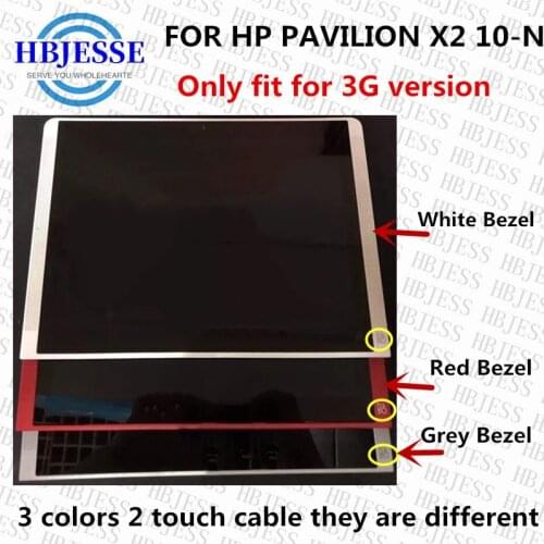 Original 3G Version For HP X2 LCD Screen Touch Screen glass Digitizer Assembly FOR HP PAVILION X2 10-N 10N TV101WXN-NP0