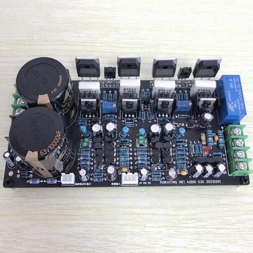 HIFI 150W AMP dual channel power amplifier board S30 ON Semiconductor 0281/0302 transistor is better than tda7293 LM3886