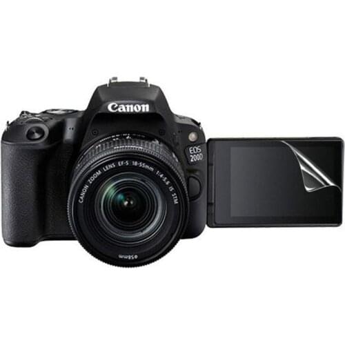 3 x Clear Soft PET LCD Display Screen Protector Cover Guard for Canon EOS 200D Rebel SL2 / Kiss X9 Protective Film Protection