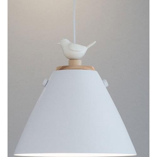 Bird Single Head Chandelier Nordic Restaurant Dining Table Lamp Living Room Bedroom Bedside Staircase Chandelier Lamp