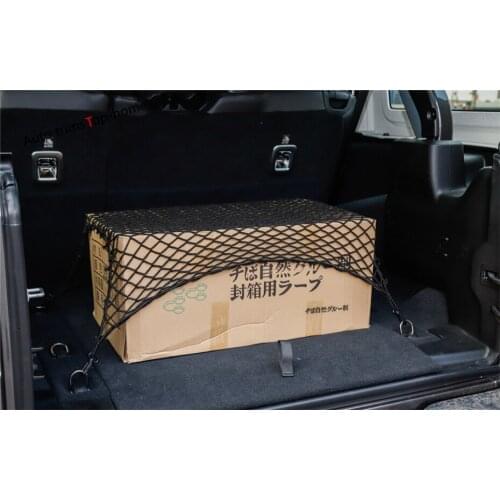 Yimaautotrims Net Mesh Hatchback Rear Luggage Cargo Trunk Extra Storage Organizer Luggage Kit For Jeep Wrangler JL 2018 - 2020