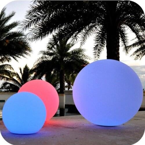 LED Ball Lamp Swimming Pool Floating Light Waterproof Multiple Color Garden Hoilday Decoration Outdoor Remote Control Lighting