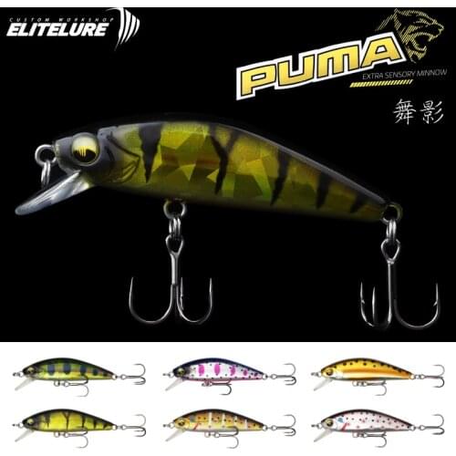 PUMA 6.5g Sinking jerkbait Minnow Shad Bait Wobblers Aartificial Hard Lure Fishing Tackle for zander crappie shads trout baits