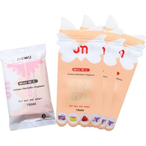 Convenient Men Women Using Outdoors Disposable Urinal Travel Traffic Jam Emergency Travel Urinal Toilet Traffic Jam Emergency