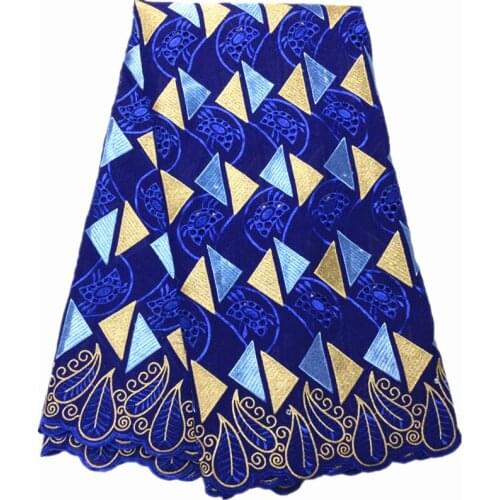 High Quality Cotton Lace Fabric 2021 Latest Design Swiss Voile With Stone Swiss Voile Lace In Switzerland For Party Dress