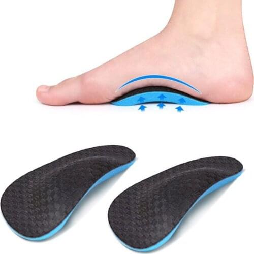 1Pair Orthopedic Pad Insole Orthotic Shoe Cushion Insert Professional Arch Support Insole Flat Foot Flatfoot Corrector