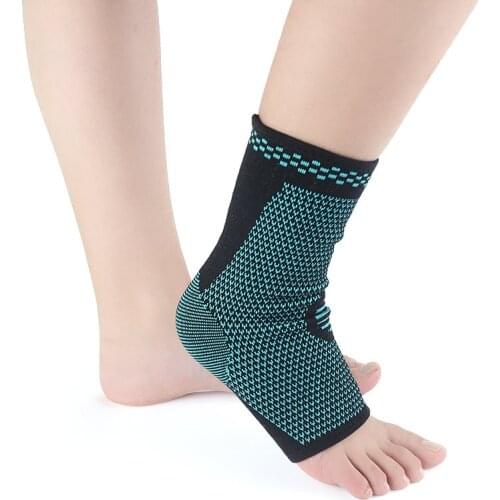1Pcs Ankle Support Elastic Breathable Knitted Ankle Brace Compression Four Seasons Foot Sports Socks Injury Recovery Joint Pain