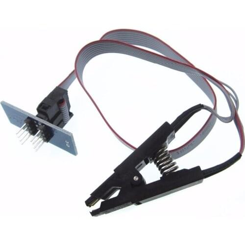 10pc SOIC8 SOP8 Test Clip For EEPROM 93CXX/25CXX/24CXX in-circuit programming on USB Programmer TL866CS TL866A EZP2010 Newest