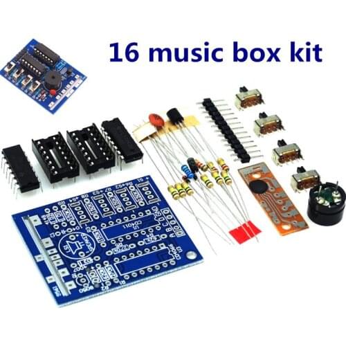 16 Music Box 16 Sound Box BOX-16 16-Tone Box Electronic Module DIY Kit DIY Parts Components Accessory Kits Board