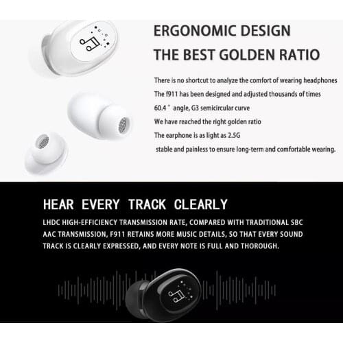 2021 In-Ear Mini Invisible Ture Wireless Earphone Bluetooth Handsfree Stereo Earbud Headphone With Headset Microphone TWS D8F9