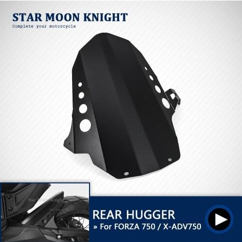 Motorcycle Aluminum Rear Hugger Mudguard Fender Rear Extender Extension Guard Fit For Honda X-ADV 750 XADV750 For FORZA 750