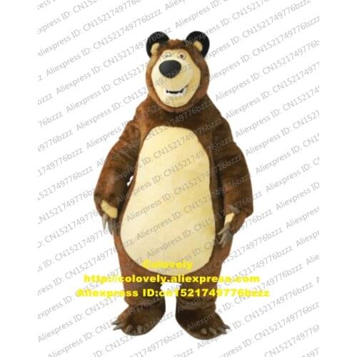 Big Bear Ursa Grizzly Mascot Costume Adult Cartoon Character Outfit Education Exhibition Can Wear Wearable CX010 Free Shiping