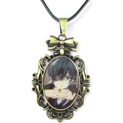 Bsarai Konoha LOL Kayle Bleach Kurosaki ichigo Attack to Titan Black Butler Death Note Fairy Tail vintage necklace