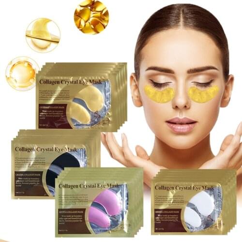 Hydrogel Patches for Eyes Mask Crystal Collagen Anti Aging Wrinkle Care Eye Mask Moisturizing Relief Fatigue Remove Dark Circles