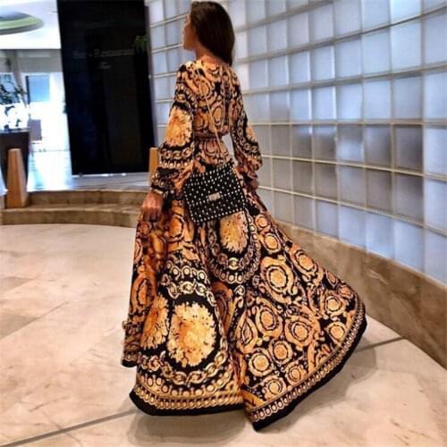 Hirigin Womens Party Long Maix Dress Hot Sexy Ladies Print V-Neck Summer Sundress Fashion Clothes Vestido