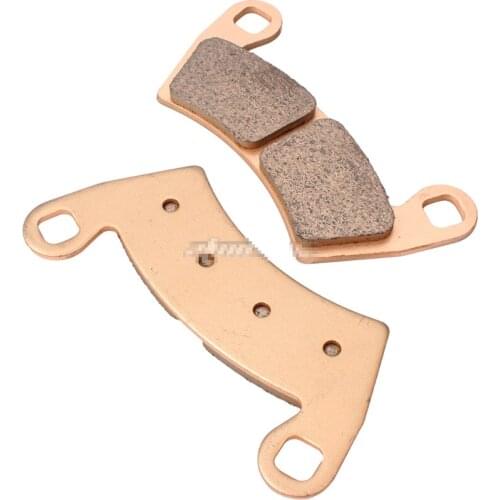 1 Pair FA452 Motorcycle Brake Pads Shoes Set For Polaris Ranger 500 2009 700 Front and Rear Disk Sintered Brake Pads Shoes