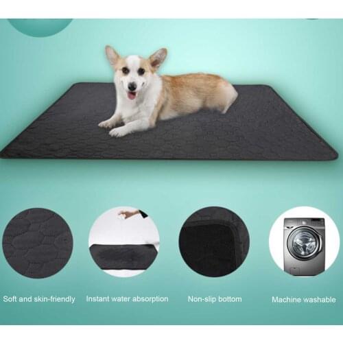 Pet Pee Mats Waterproof Puppy Pee Pad Washable Dog Training Pads Highly Absorbent Reusable Dog Sleeping Mats Dog Car Seat Cover