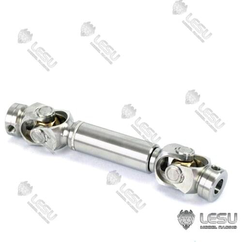 LESU Metal 74-89MM Drive Shaft 5MM for 1/14 DIY Tamiya RC Dumper Tractor Truck TH16949-SMT3