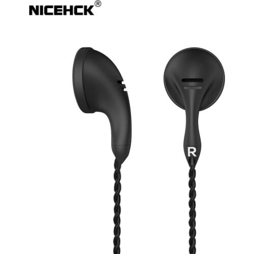 NiceHCK B40 3.5mm HIFI PK Earbud 14.8mm Dynamic Driver Unit Bass Earphone 32ohms ME80/EBX/EB2 VIDO PK1 PK2 PK3 SR2 BK Microphone