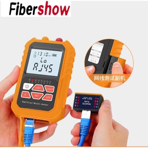 3in1 Optical Power Meter Visual Fault Locator Network Cable Test optical fiber tester otdr 1mw with 5km Visual Fault Locator