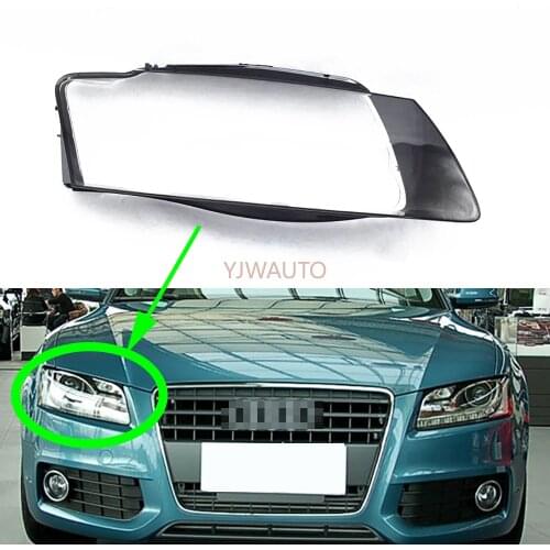 Headlight Lens for Audi A5 2008 2009 2010 Car Headlamp Cover Replacement Front Auto Shell