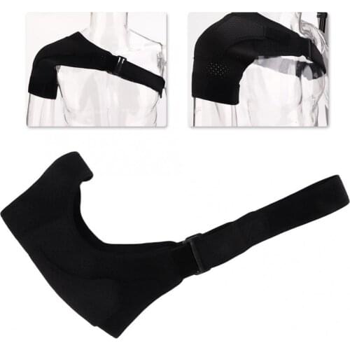 Support Belt Adjustable Shoulder Brace Support with Pressure Pad Breathable Pain Relief Protection Correction